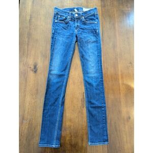 RAG & BONE Kensington Jeans Women Teen 24 x 27 Skinny Medium Wash Denim Blue